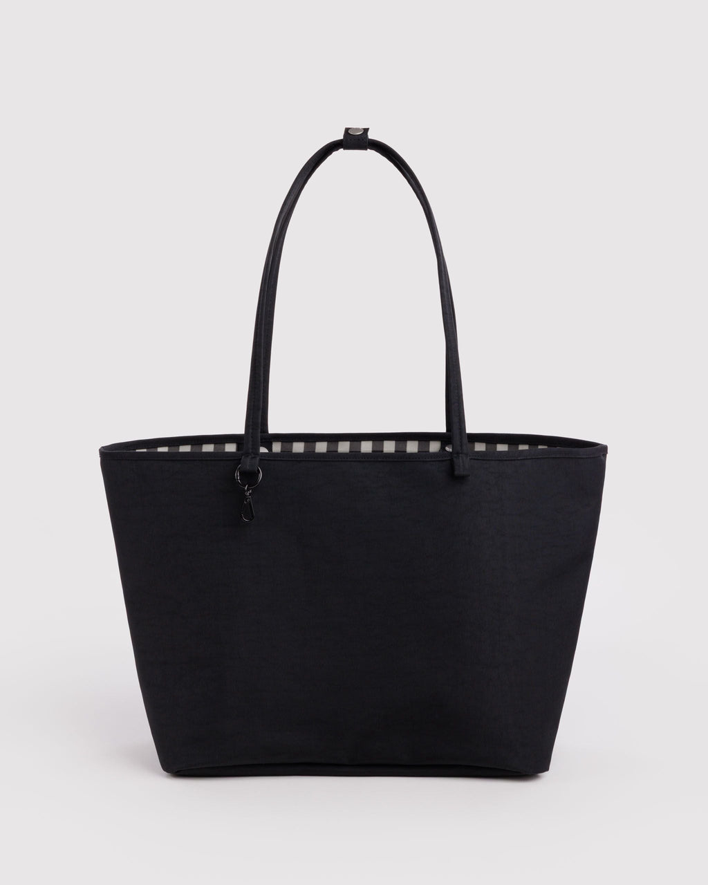 Practical Storage Large Nylon Reversible Tote - Black