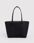 Practical Storage Large Nylon Reversible Tote - Black