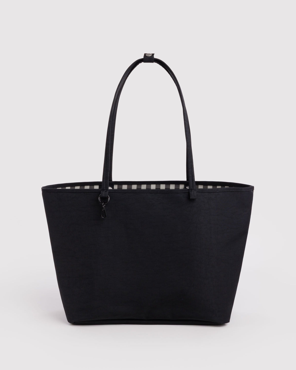 Practical Storage Large Nylon Reversible Tote - Black