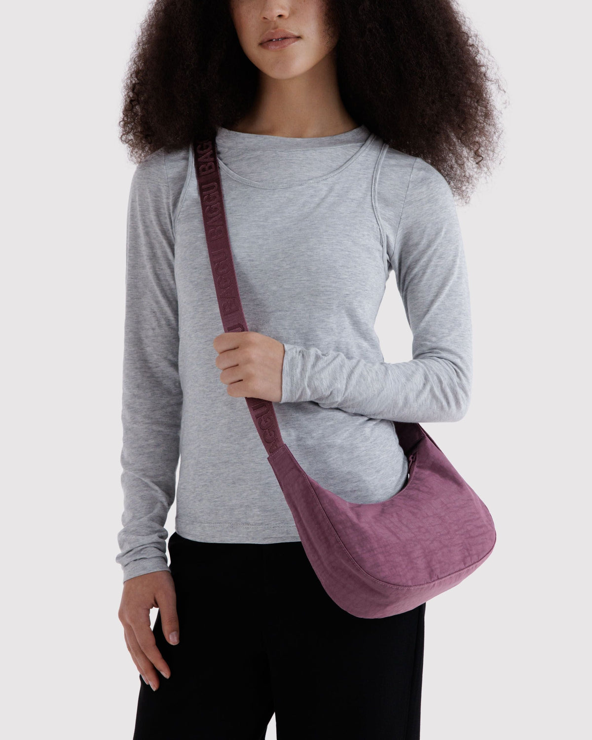 Lightweight Utility Small Nylon Crescent Bag - Wild