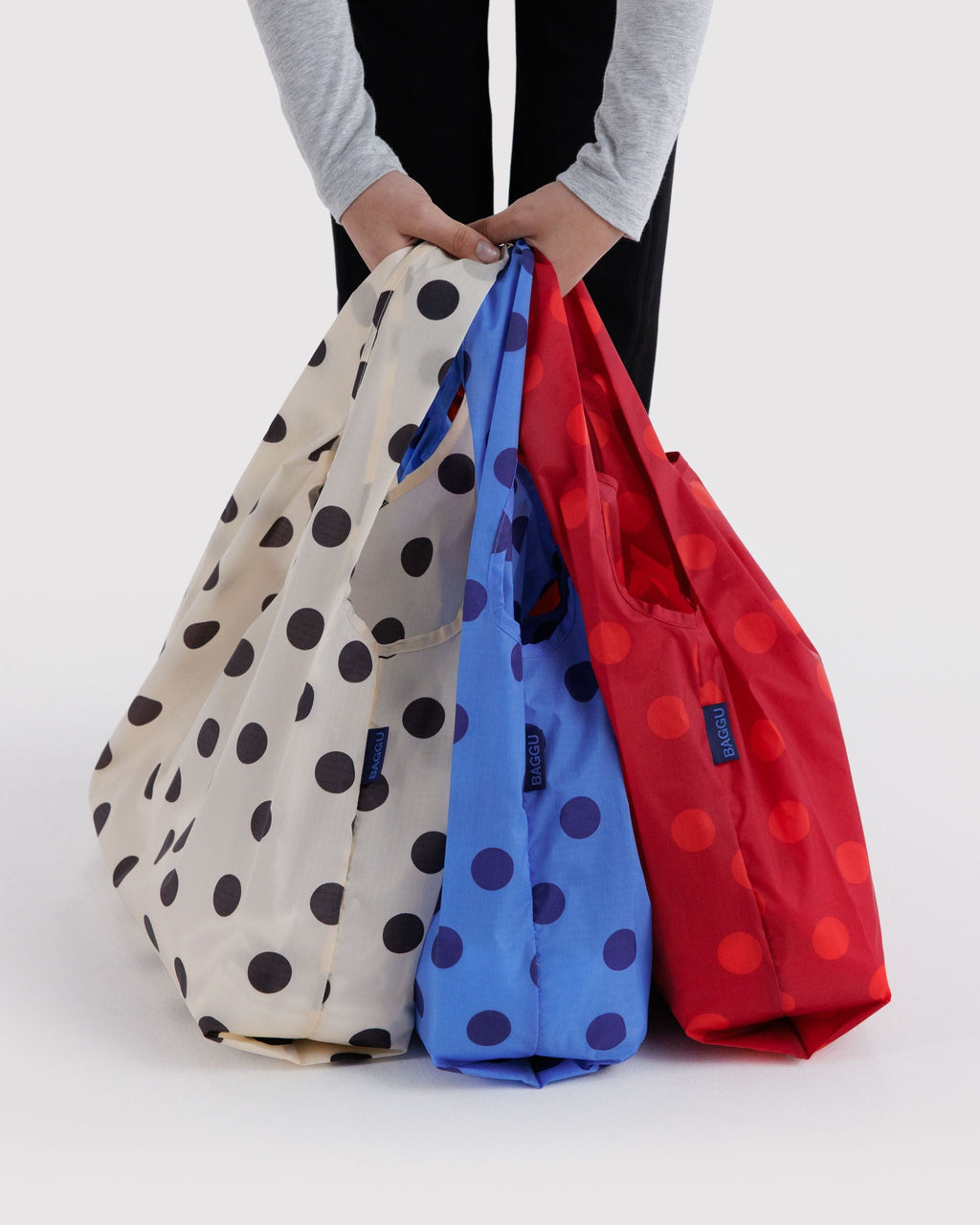 Versatile Carry Standard Baggu Set of 3 - Polka Dot