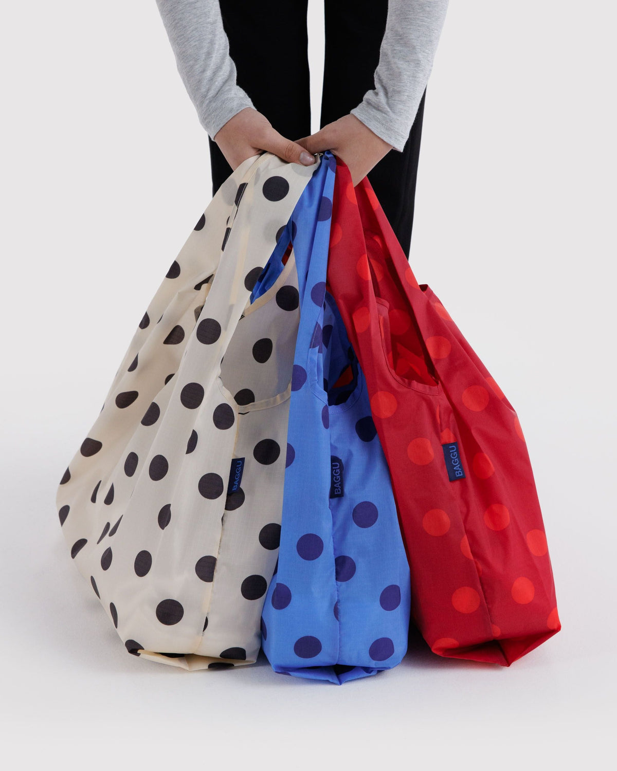 Versatile Carry Standard Baggu Set of 3 - Polka Dot