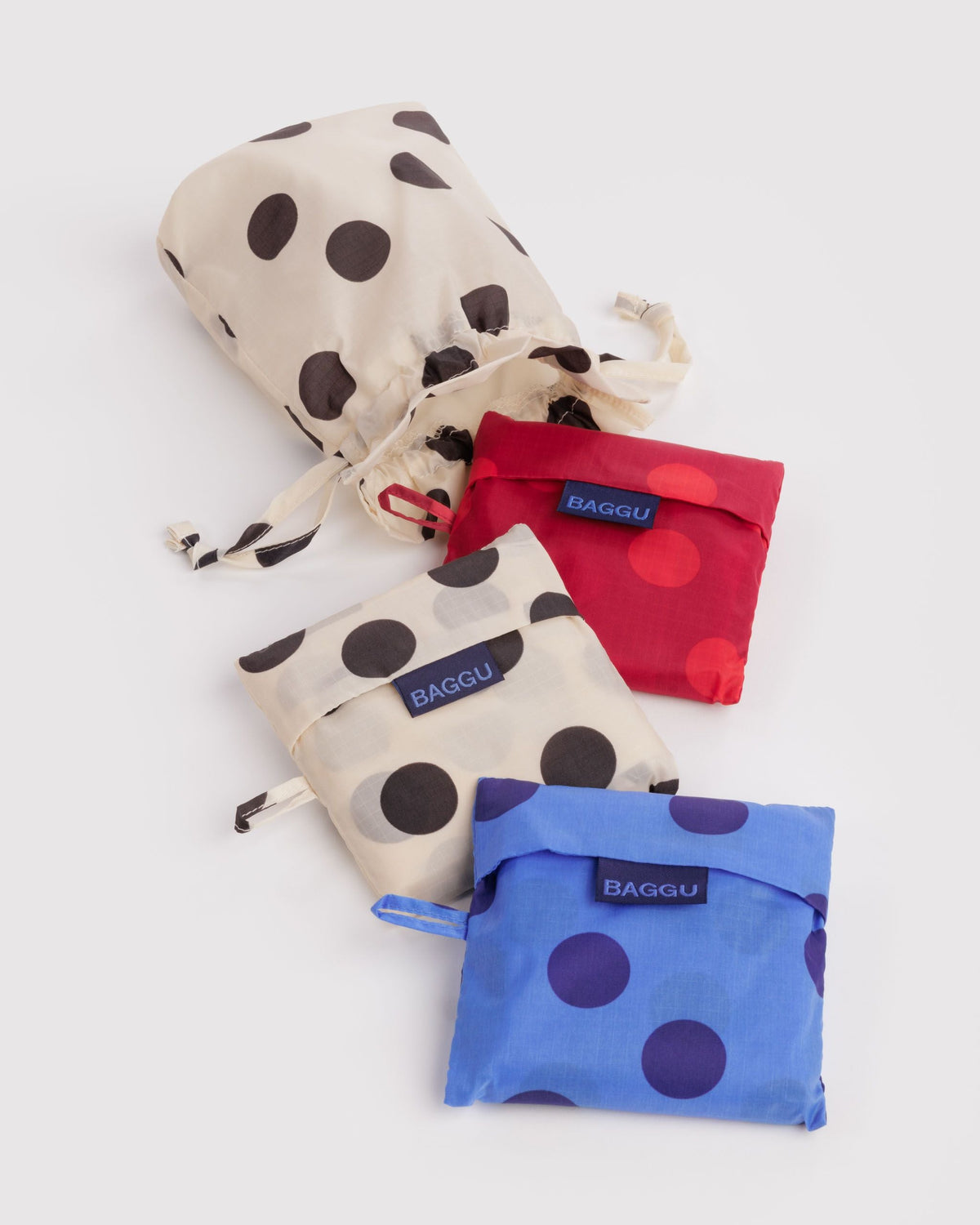 Versatile Carry Standard Baggu Set of 3 - Polka Dot