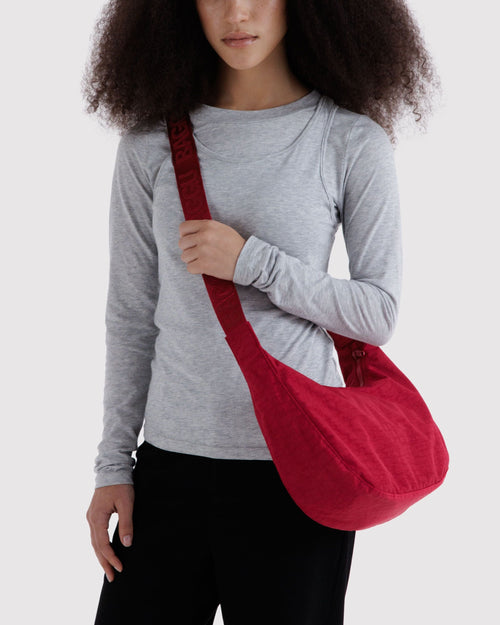 Daily Travel Medium Nylon Crescent Bag -