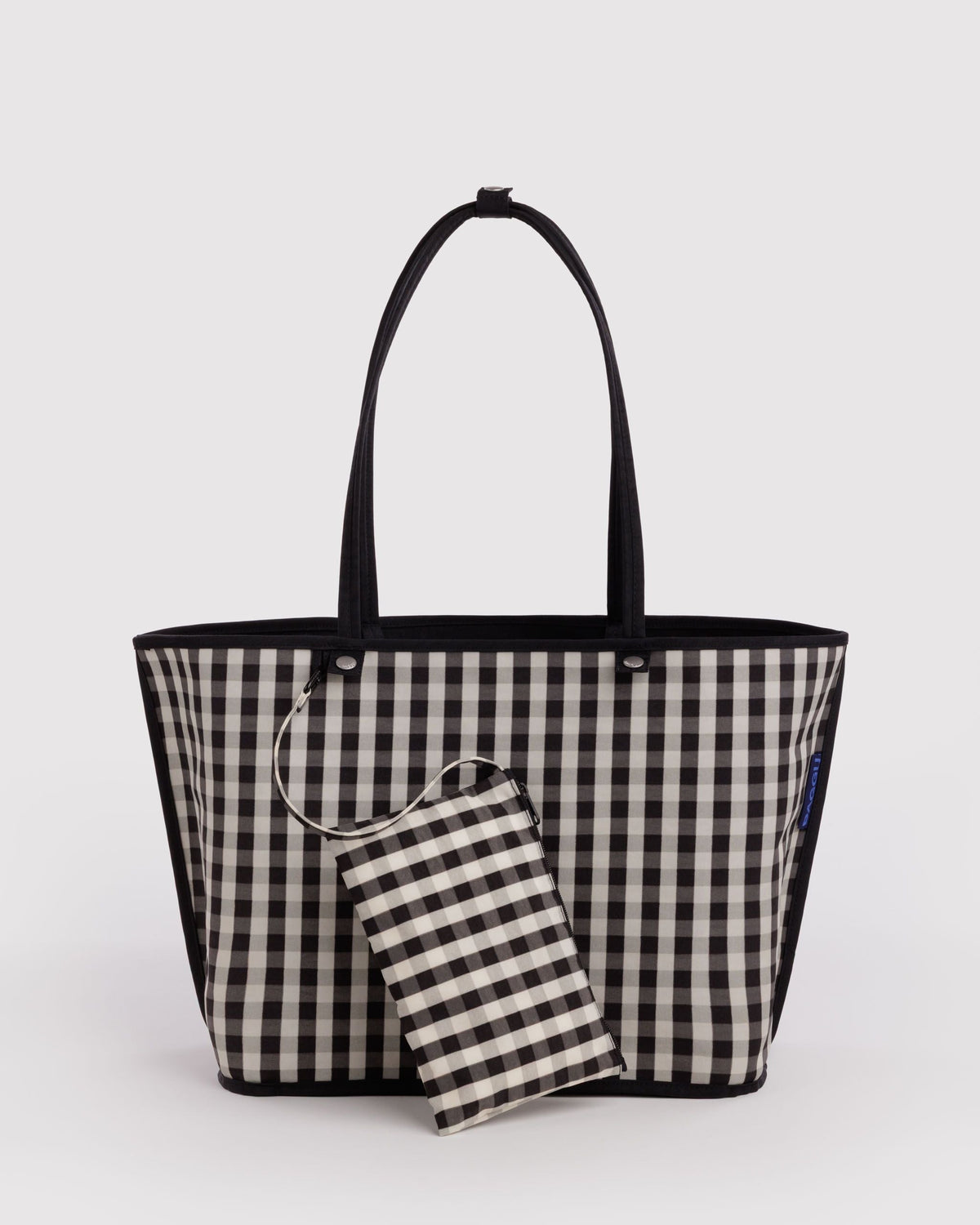 Practical Storage Large Nylon Reversible Tote - Black