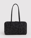 Daily Travel Medium Nylon Bowler Bag - Charcoal Ditsy