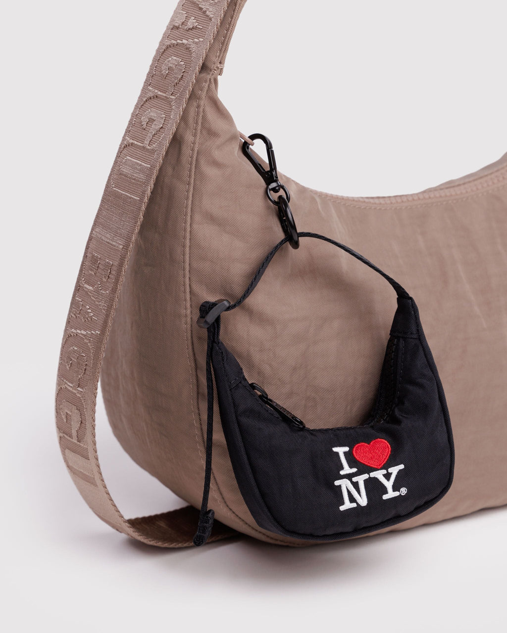 Versatile Carry Crescent Bag Charm - I Love