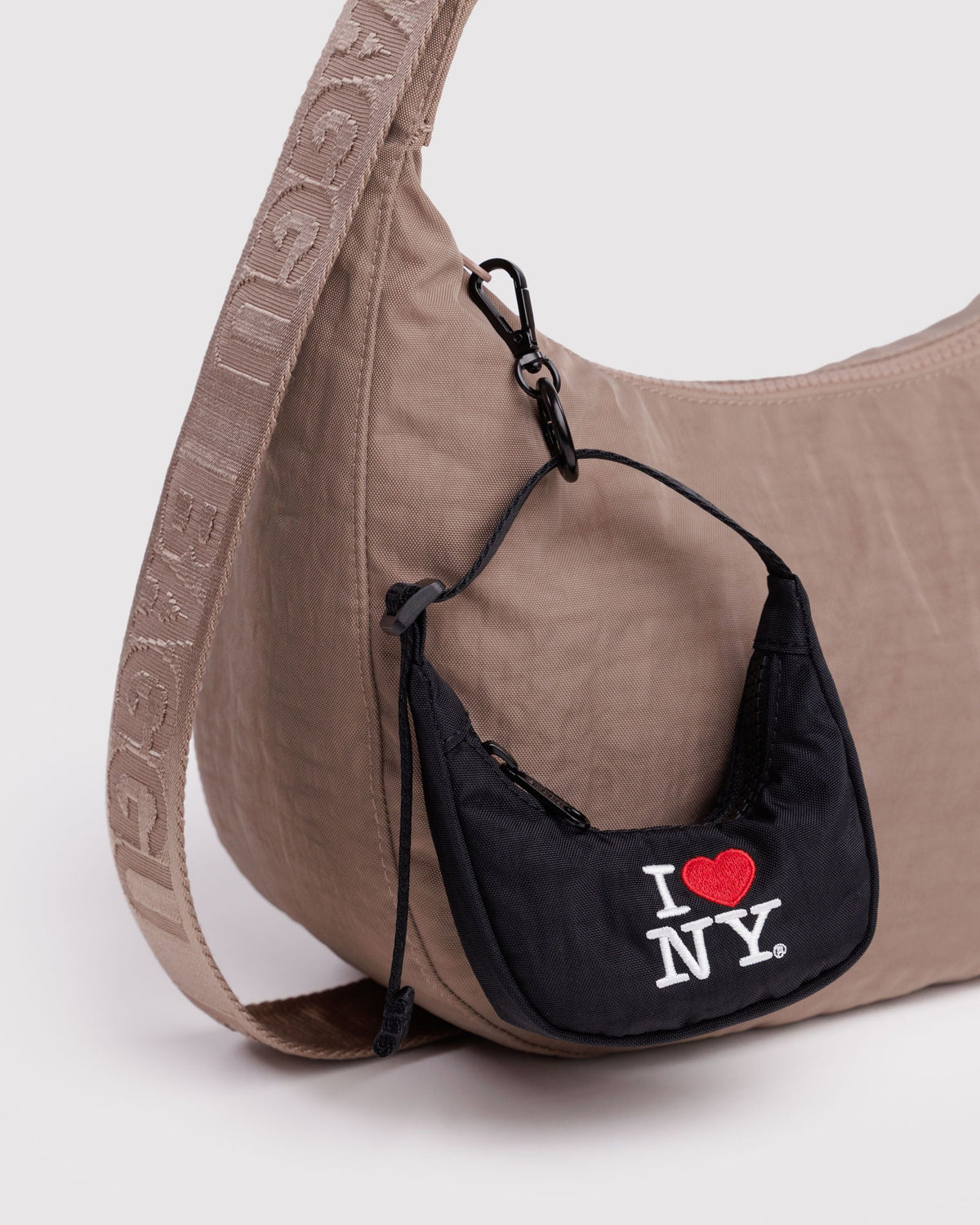Versatile Carry Crescent Bag Charm - I Love