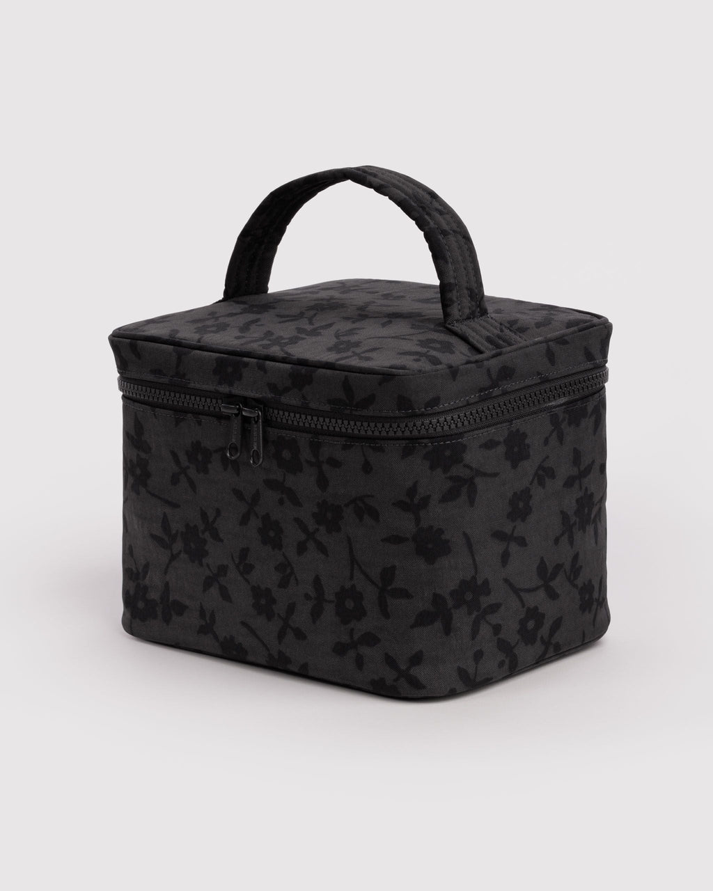 Versatile Carry Large Cosmetic Case - Charcoal Ditsy