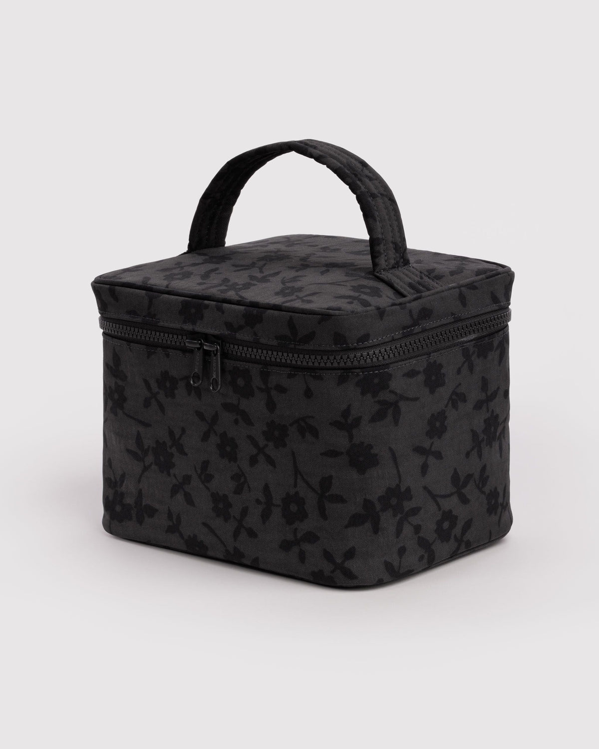 Versatile Carry Large Cosmetic Case - Charcoal Ditsy