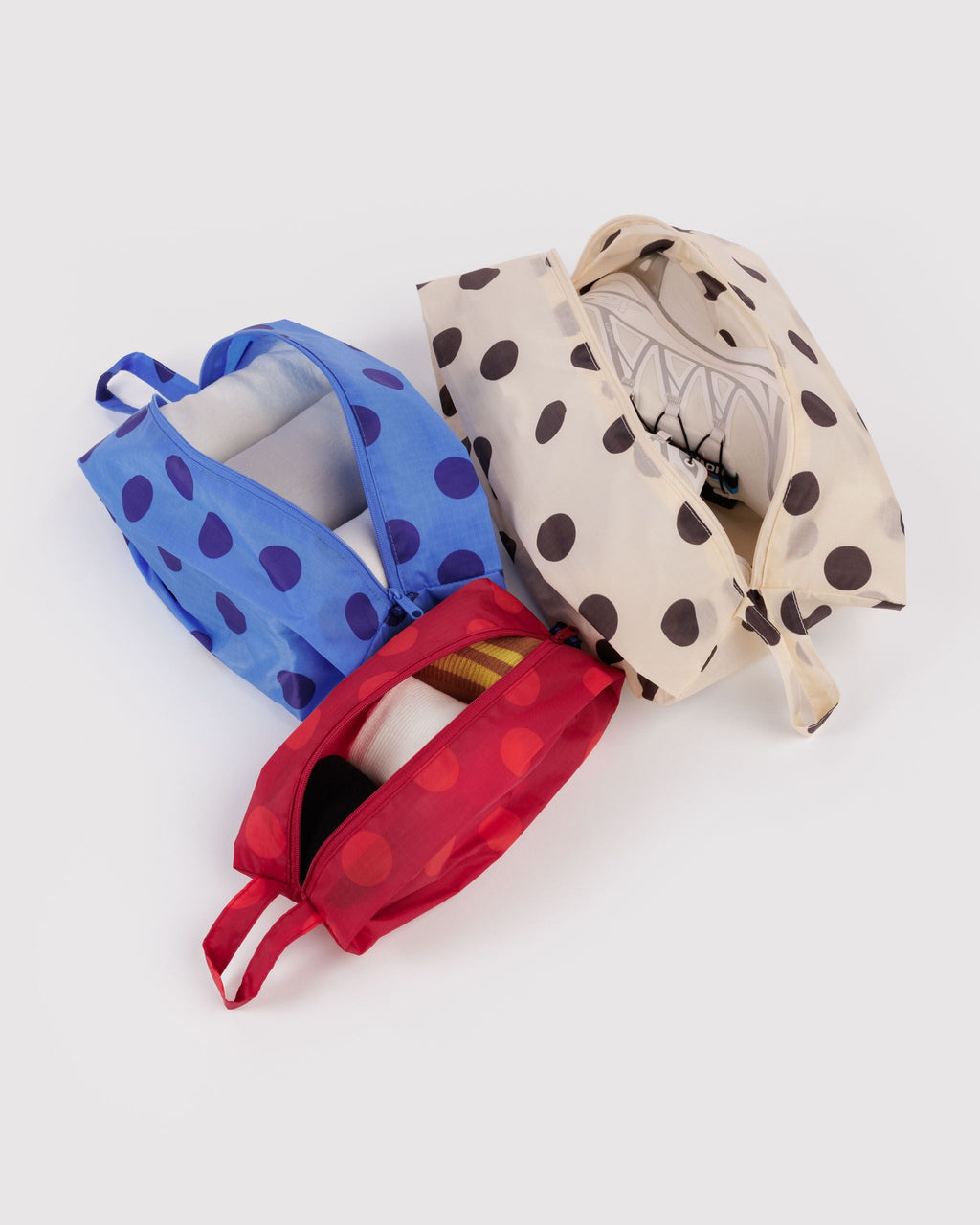 Versatile Carry 3D Zip Set - Polka Dot