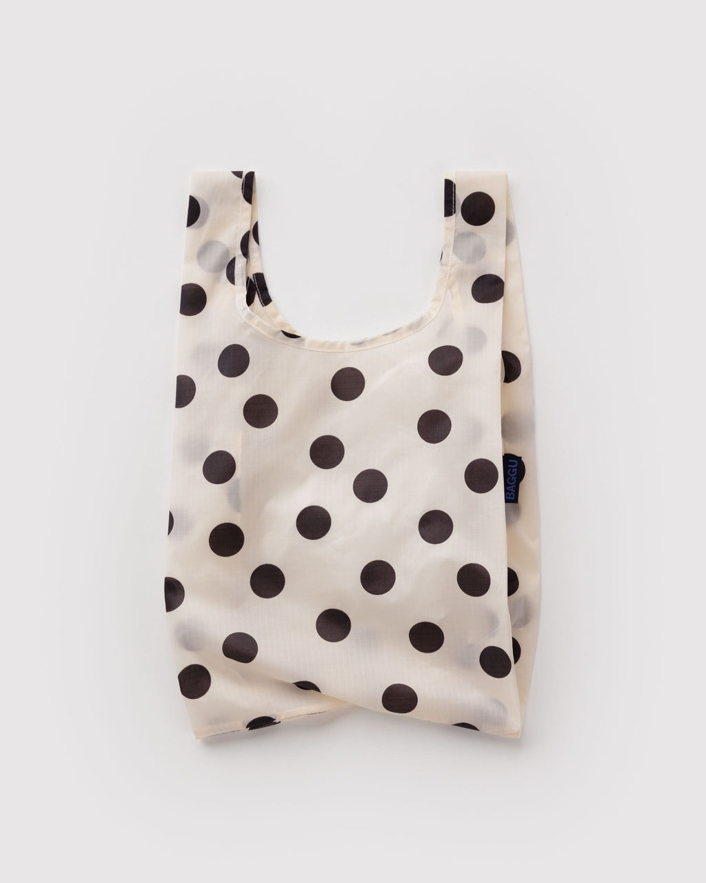 Practical Storage Baby Baggu - Cream and Black Polka