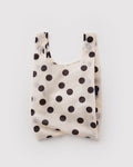 Practical Storage Baby Baggu - Cream and Black Polka