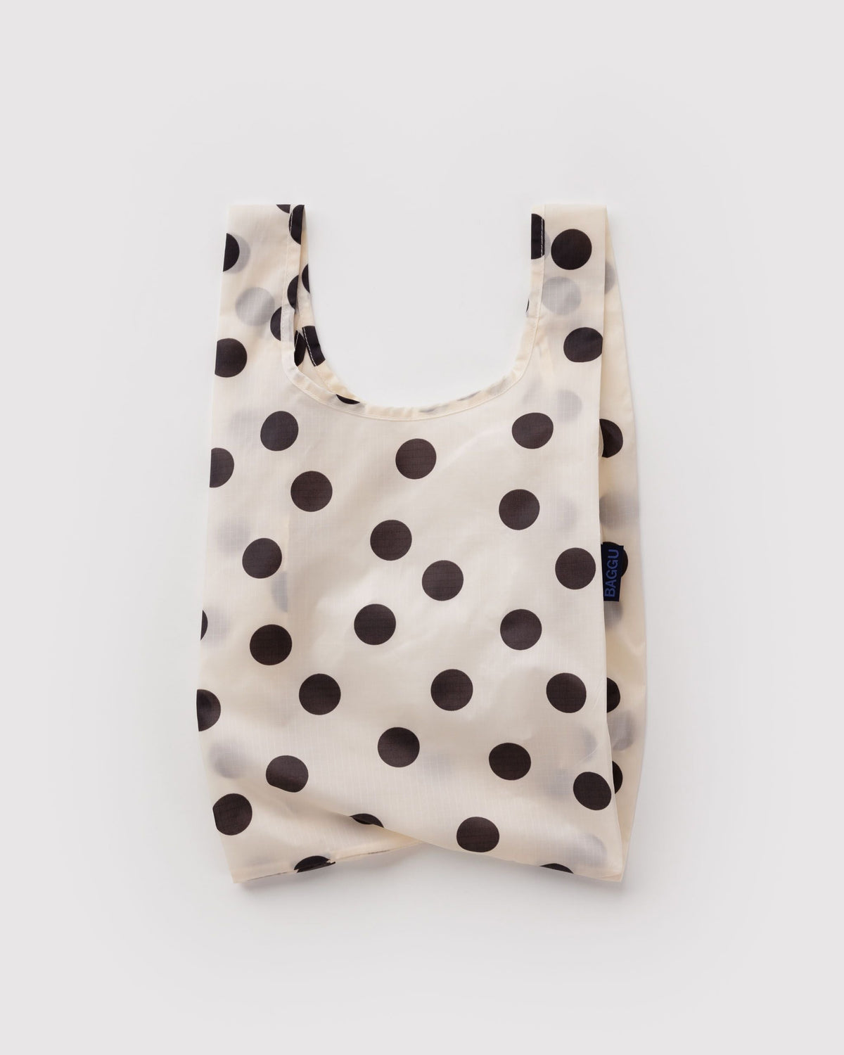 Practical Storage Baby Baggu - Cream and Black Polka