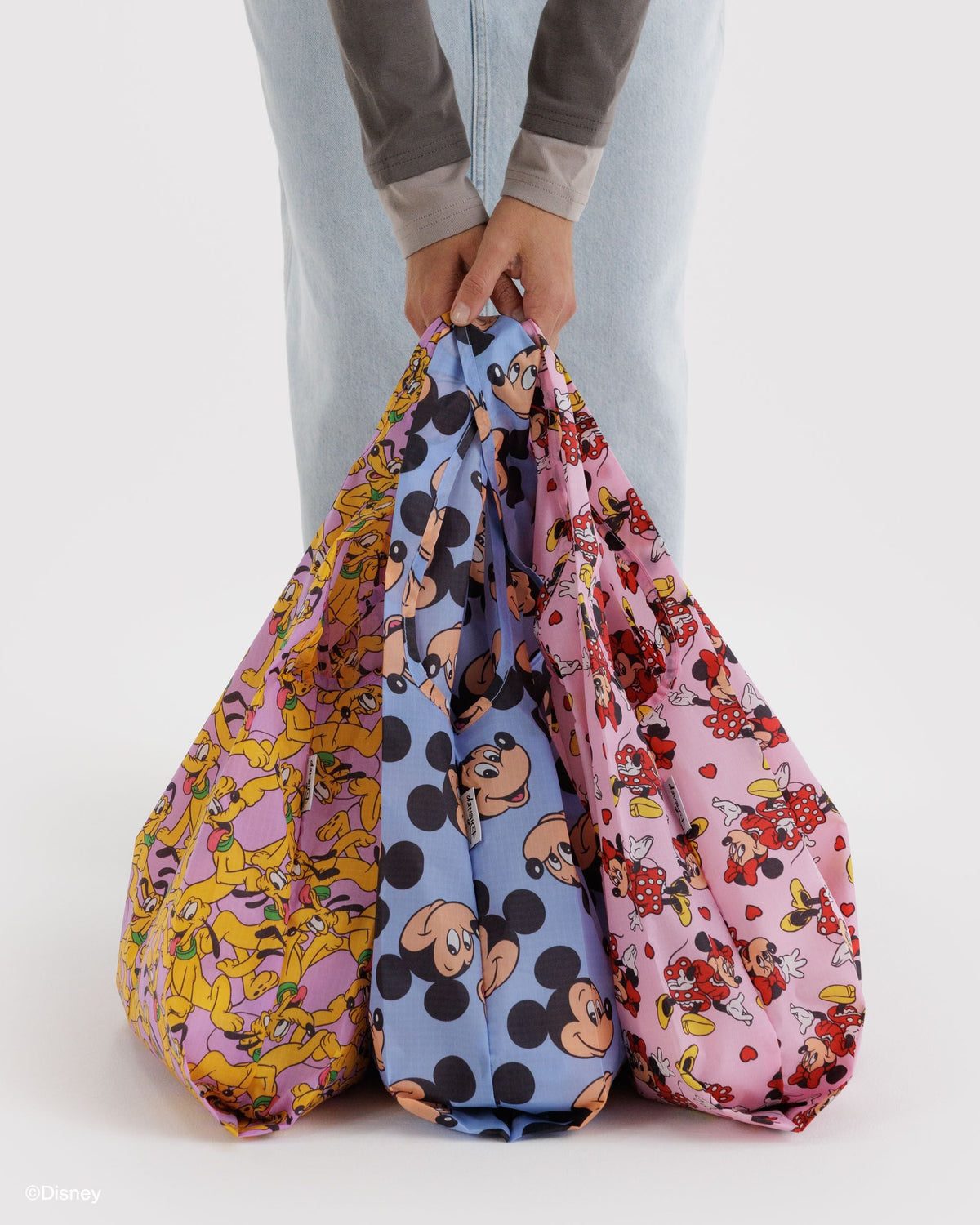 Lightweight Utility Standard Baggu Set of 3 - Mickey, Minnie and