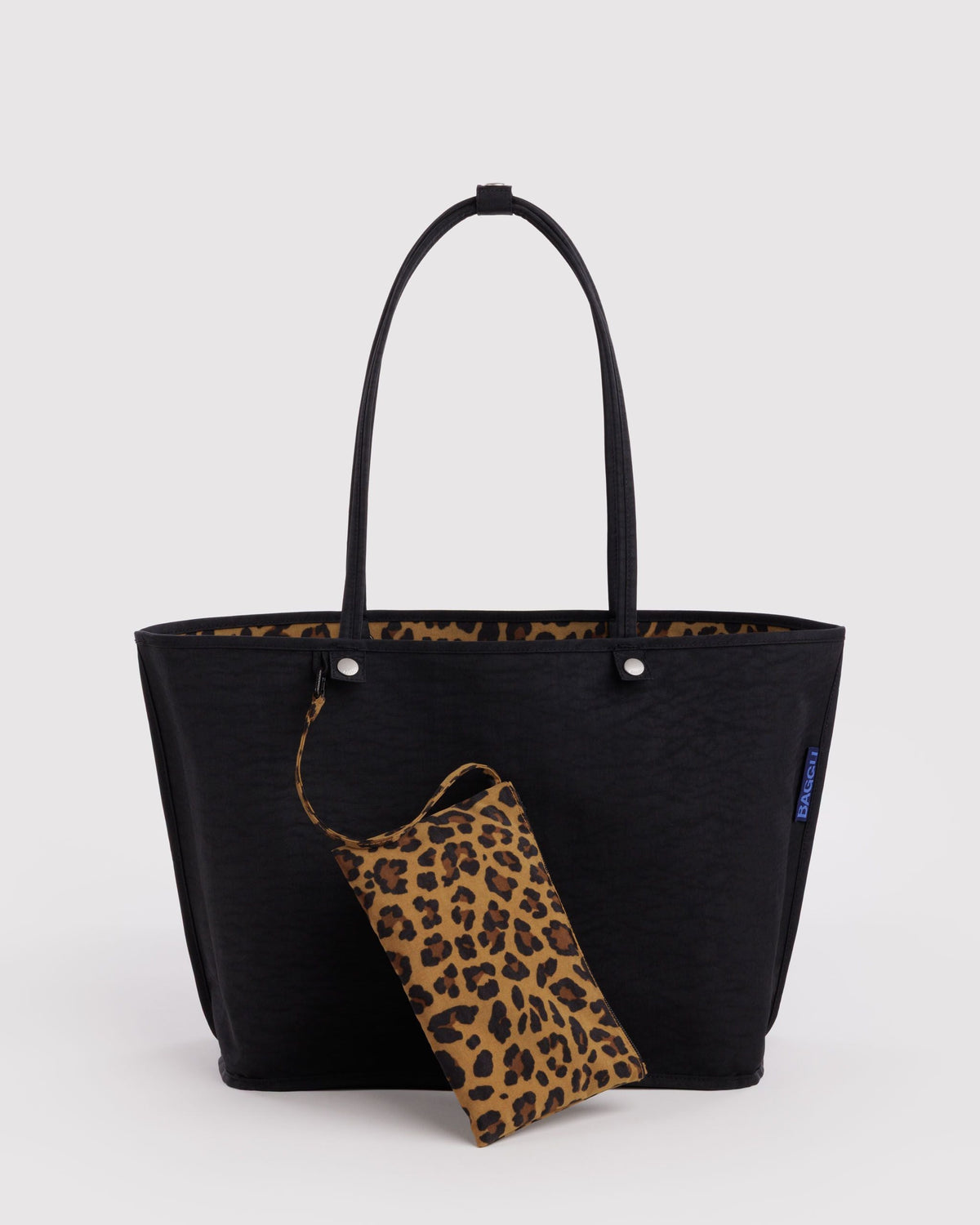 Everyday Carry Large Nylon Reversible Tote - Leopard