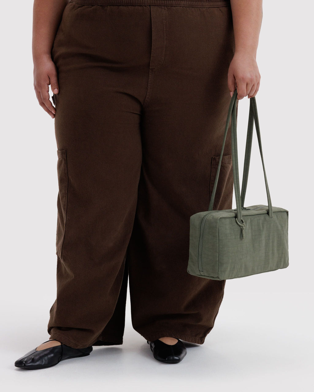 Daily Travel Nylon Bowler Bag -